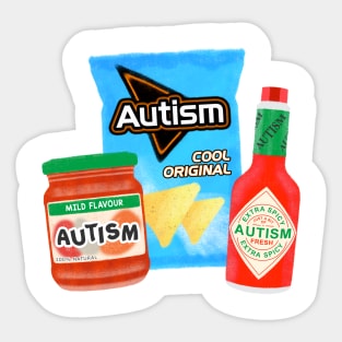 Spicy Autism Sticker